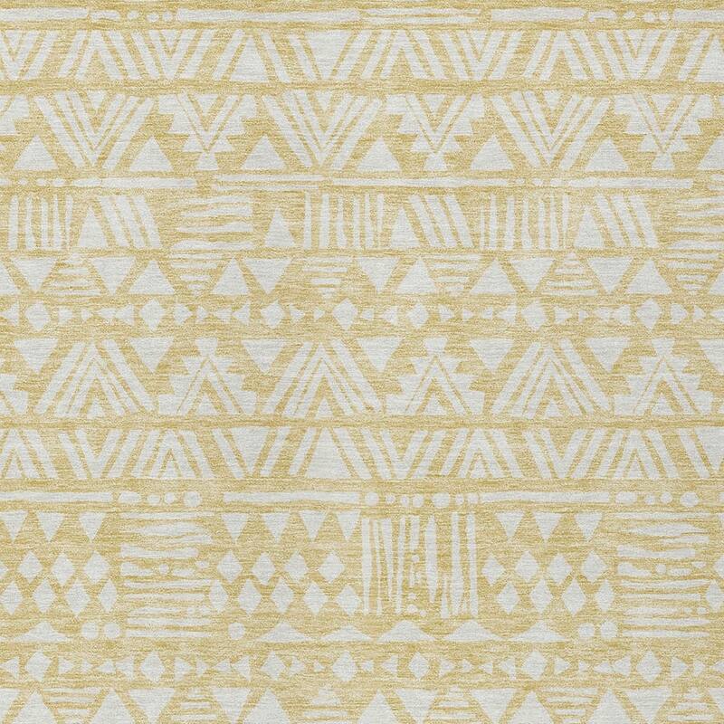 HomeRoots Southwestern Transitional Rectangle Outdoor Rug