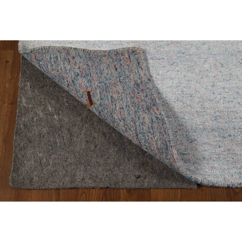 Hand Knotted Oriental 100% Wool Carpet Tribal Animal Pictorial Multi-Colored Gabbeh Area Rug - 7' 4'' X 5' 5''