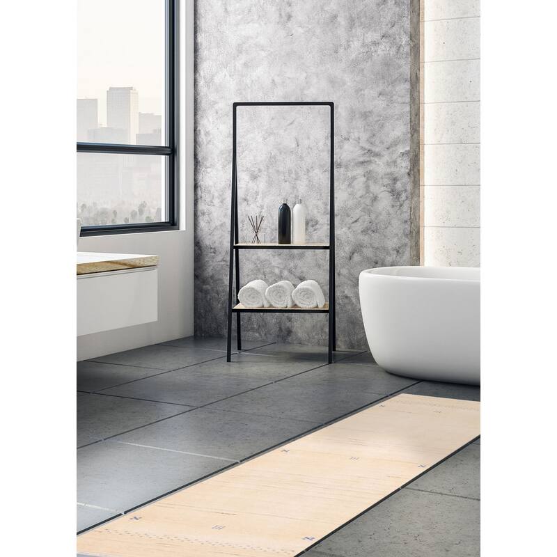 ECARPETGALLERY Hand Loomed Kashkuli Gabbeh Cream Wool Rug - 2'6 x 8'0