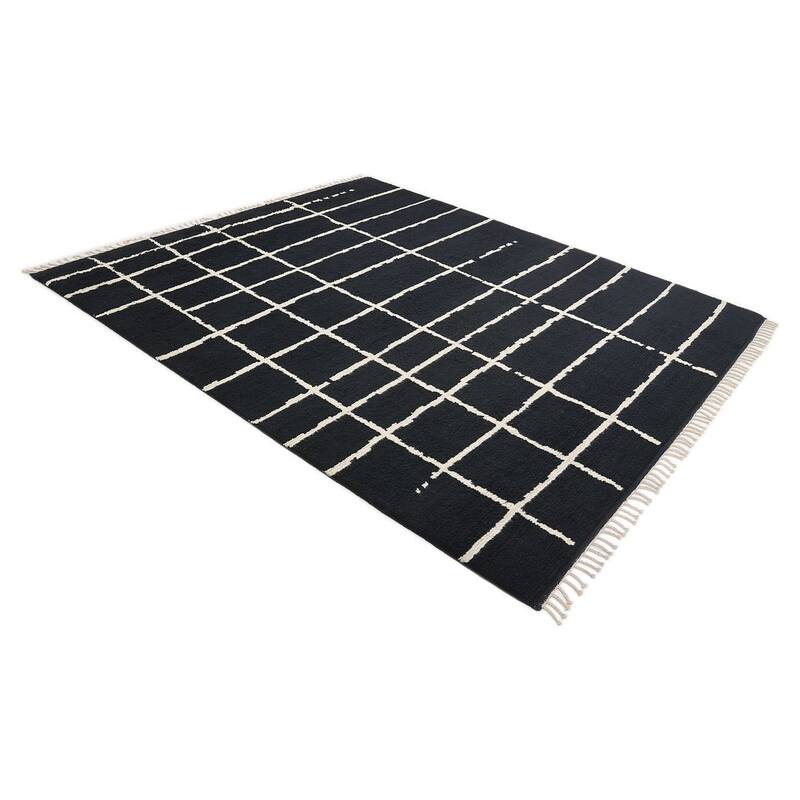 Overton Handmade Boho Moroccan Area Rug