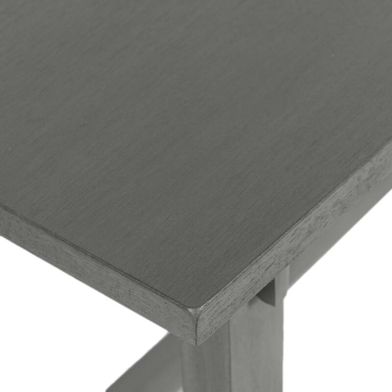 StyleCraft Mabel Slatted Utility Bench - 11.8" D x 42" W x 18" H