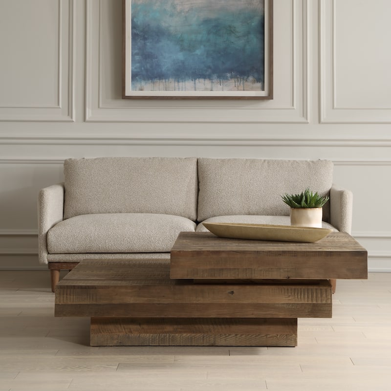Uttermost Rustic Planes Modern Coffee Table - 19.5"H x 57"W x 47.25"D