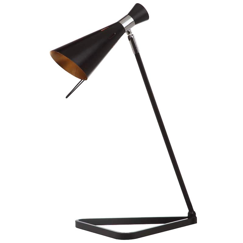 SAFAVIEH Lighting Padric 21-inch Black LED Task Table Lamp - 15"W x 9"D x 21"H