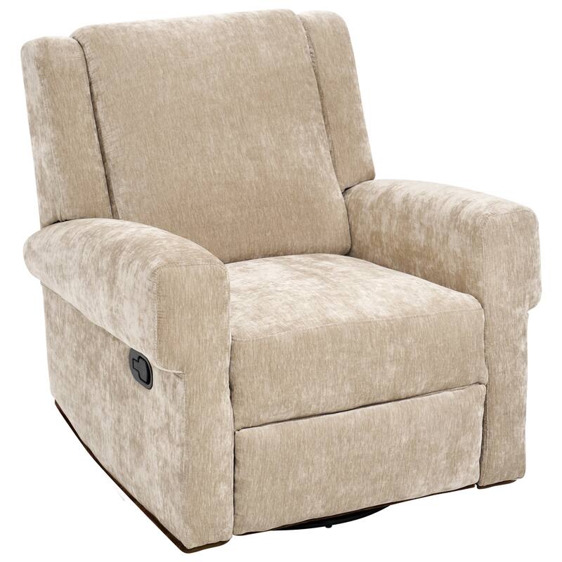 Manual Recliner Nursery Recliner Chair Swivel Rocker Recliner Sofa for Living Room, Bedroom Home Theaters and Nursery