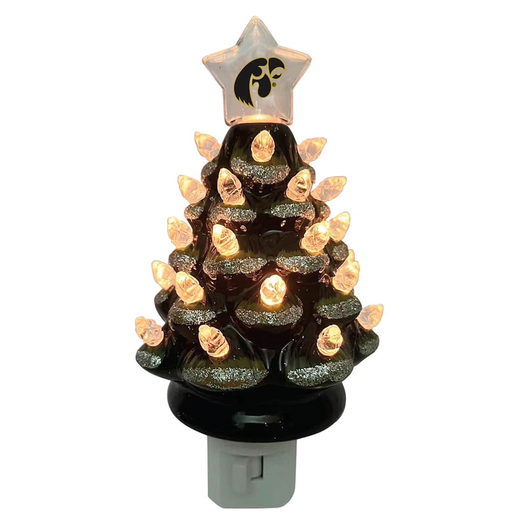 6.5" Iowa Xmas Tree Nite Lite