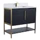 Option Black Matte - Brass Hardware