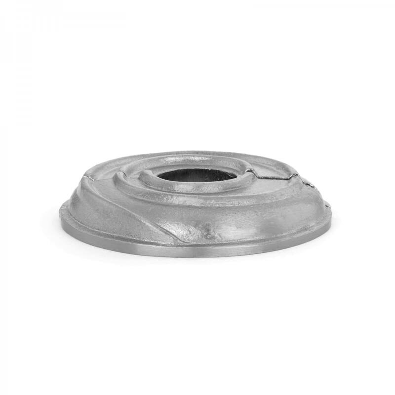 Satin Finish Radiator Flange Spiral 3/4" (IPS) Pipe Flange: 1" I D; 3-1/8" O D Renovators Supply