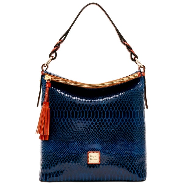 Dooney & Bourke Snake Small Sloan (Introduced by Dooney & Bourke at $288 in Nov 2016) - Blue