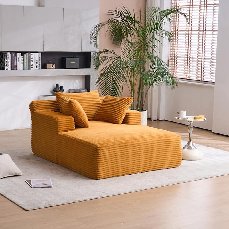 Versatile Oversized Chaise Longue Chair for Relaxing and Sleeping