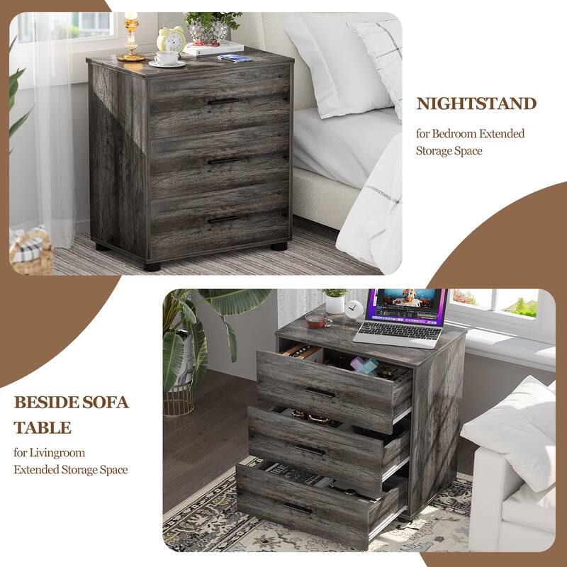 2-Pack Dressers with 6 Storage Drawers, Closet Organizers for Bedroom and Walk-in Closet