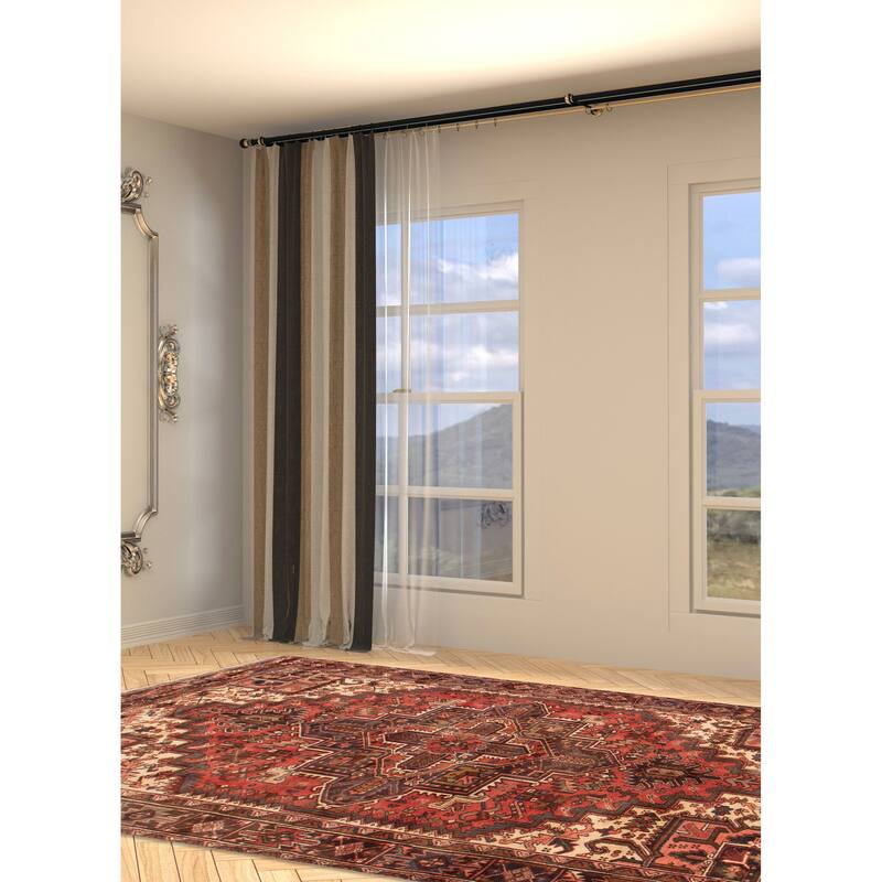 ECARPETGALLERY Hand-knotted Sarabi Red Wool Rug - 7'9 x 11'0