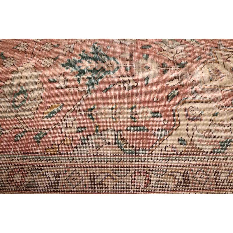 ECARPETGALLERY Hand-knotted Antalya Vintage Copper Wool Rug - 9'0 x 12'4
