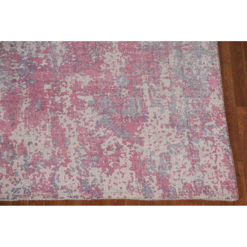 Abstract / Modern Area Rug Hand-Knotted Wool Carpet - 7'11"x 9'11"