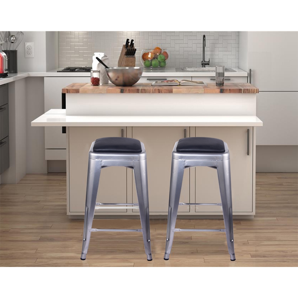 Metal backless bar new arrivals stool