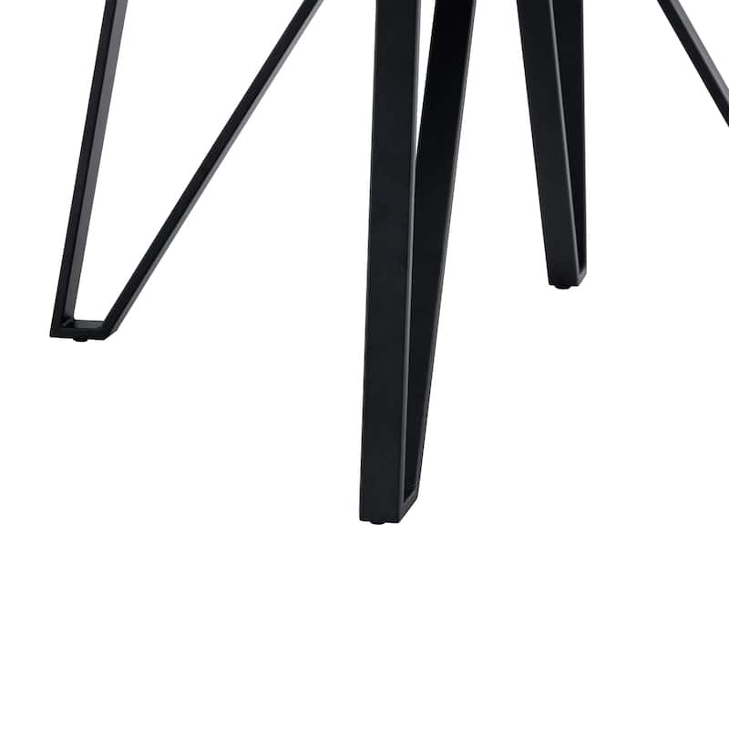 Christopher Knight Home Round Dining Table with Metal Base - 46.85" W x 46.85" D x 30" H