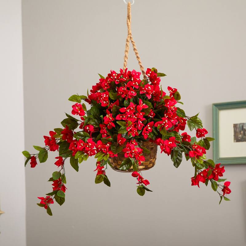 Hanging Basket Indoor Outdoor Decorative Plant Pot Handcrafted Haven Home Decor