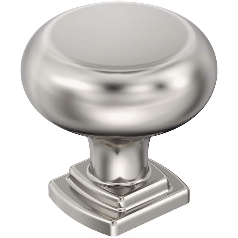 Amerock Surpass 1-1/4 Inch Mushroom Cabinet Knob - Polished Nickel