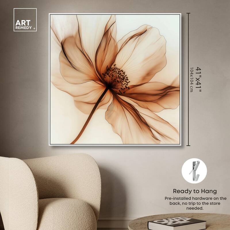 Fragile Elegance I Canvas by Art Remedy