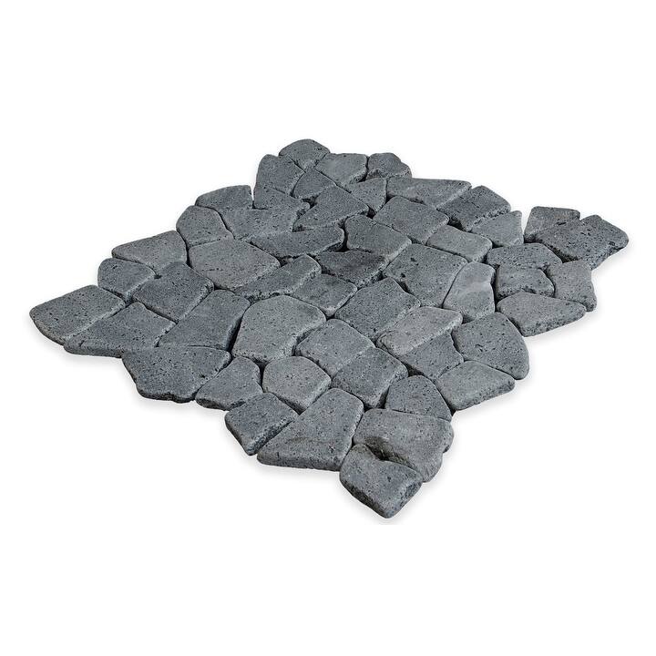 Fit Mosaic 11 in. x 11 in. Marble Mesh-Mounted Mosaic Wall and Floor Tile