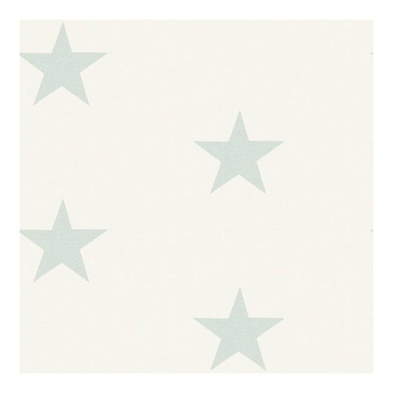 Chesapeake Mcgraw Teal Stars Wallpaper - 20.5 x 396 x 0.025