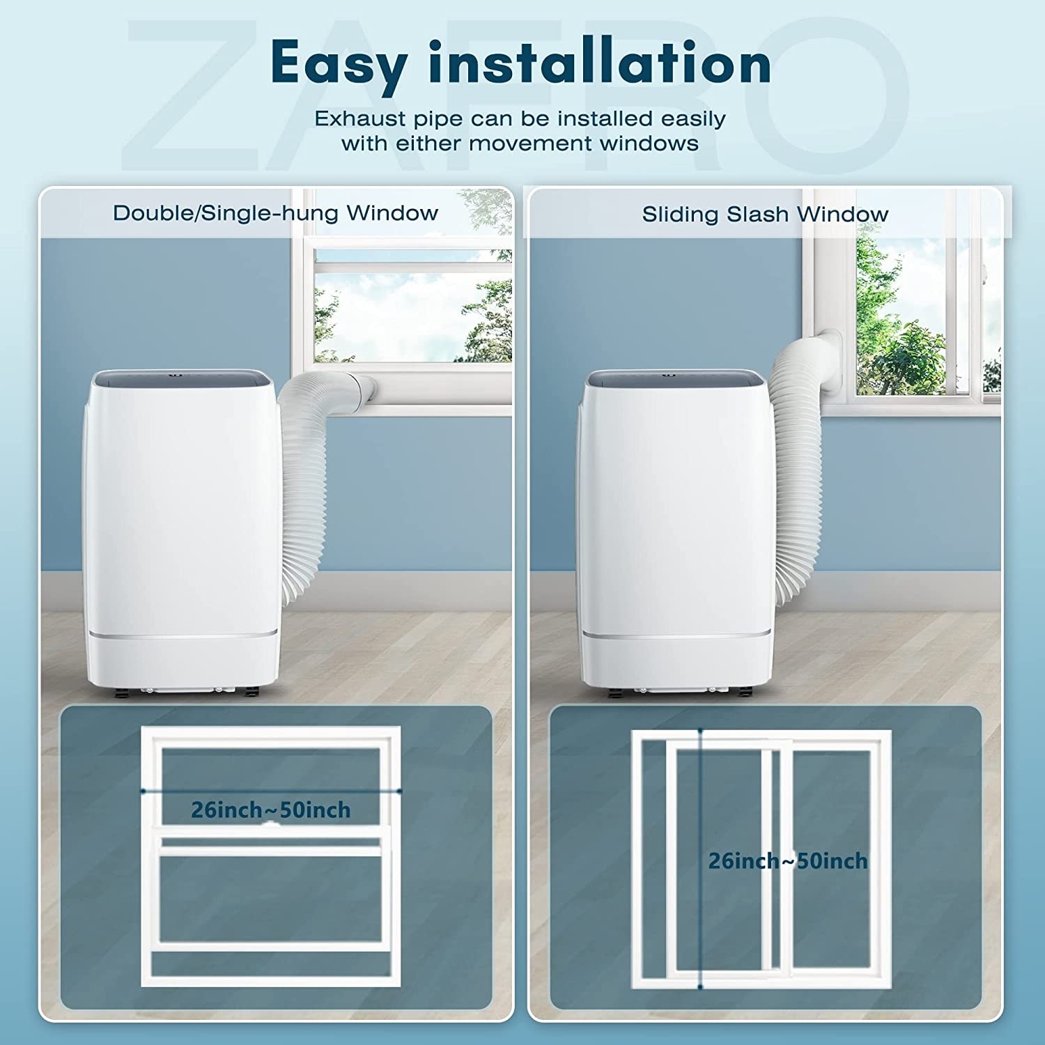 Portable Air Conditioner,13000 BTU Air Conditioner for Room Up to