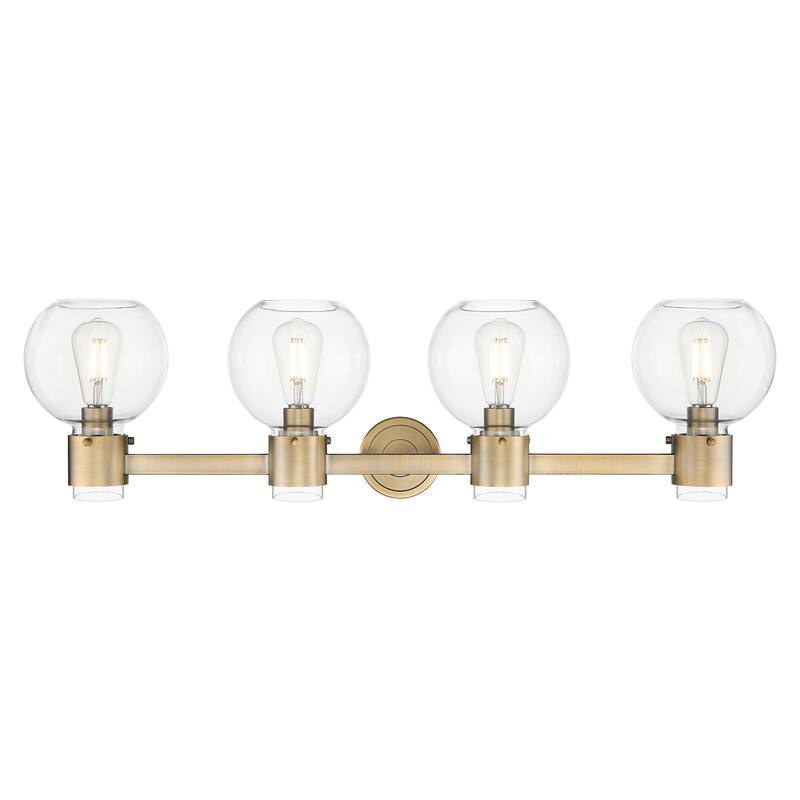 Innovations Lighting 464-4W-G464B-7CL Lawton Sphere 4 Light 34" Wide