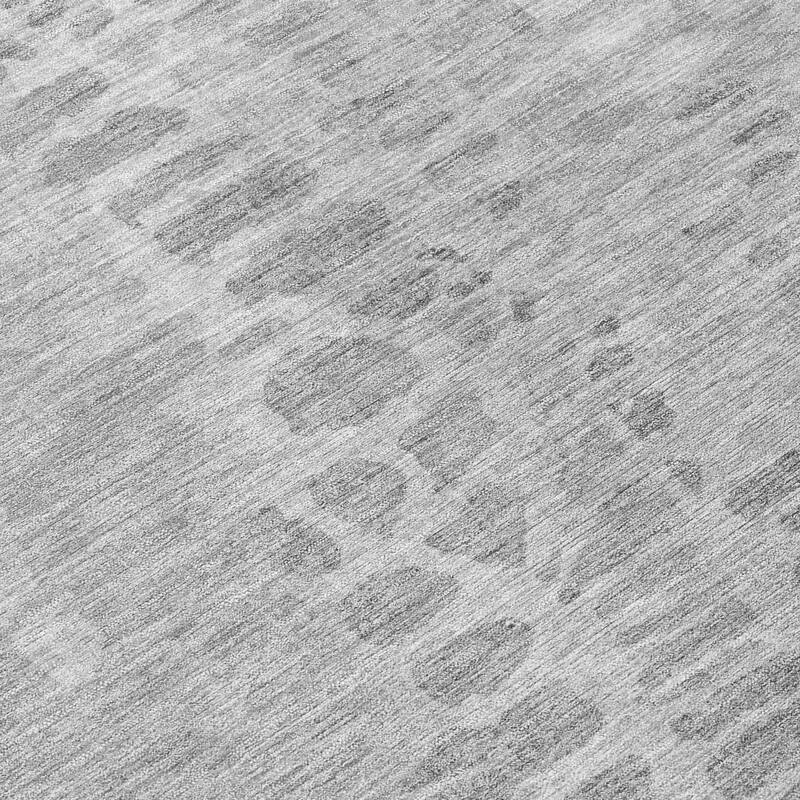 Machine Washable Indoor/ Outdoor Modern Imprints Chantille Rug