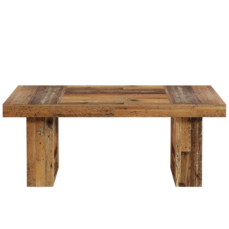 63'' Industrial Farmhouse Kitchen Dining Table with Heavy-Duty Legs