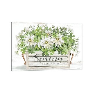 iCanvas "Spring Flowers" by Cindy Jacobs Canvas Print - Bed Bath ...