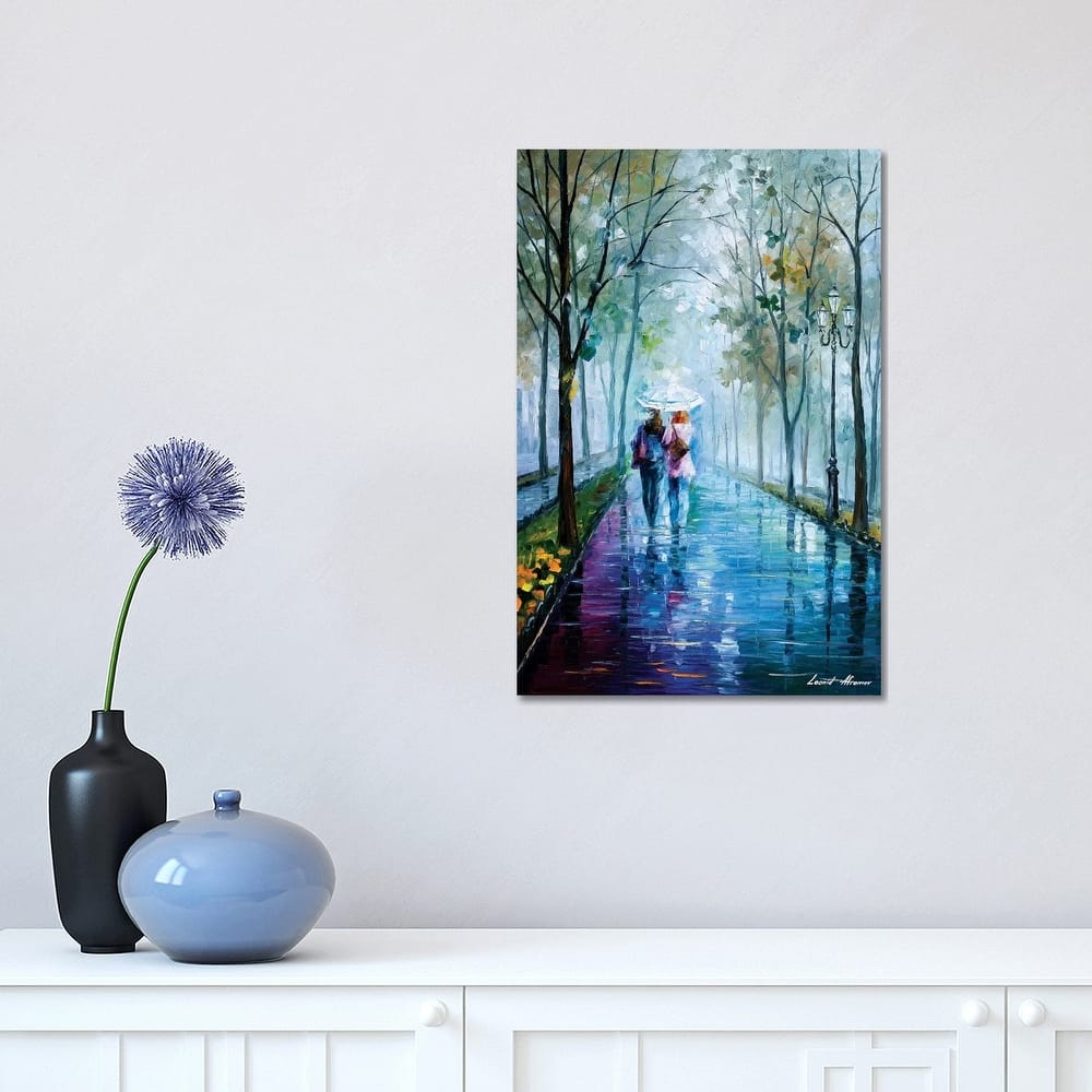 iCanvas "Foggy Stroll" by Leonid Afremov Canvas Print