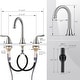 preview thumbnail 11 of 34, WOWOW 8 Inch Widespread Bathroom Faucet in Morden