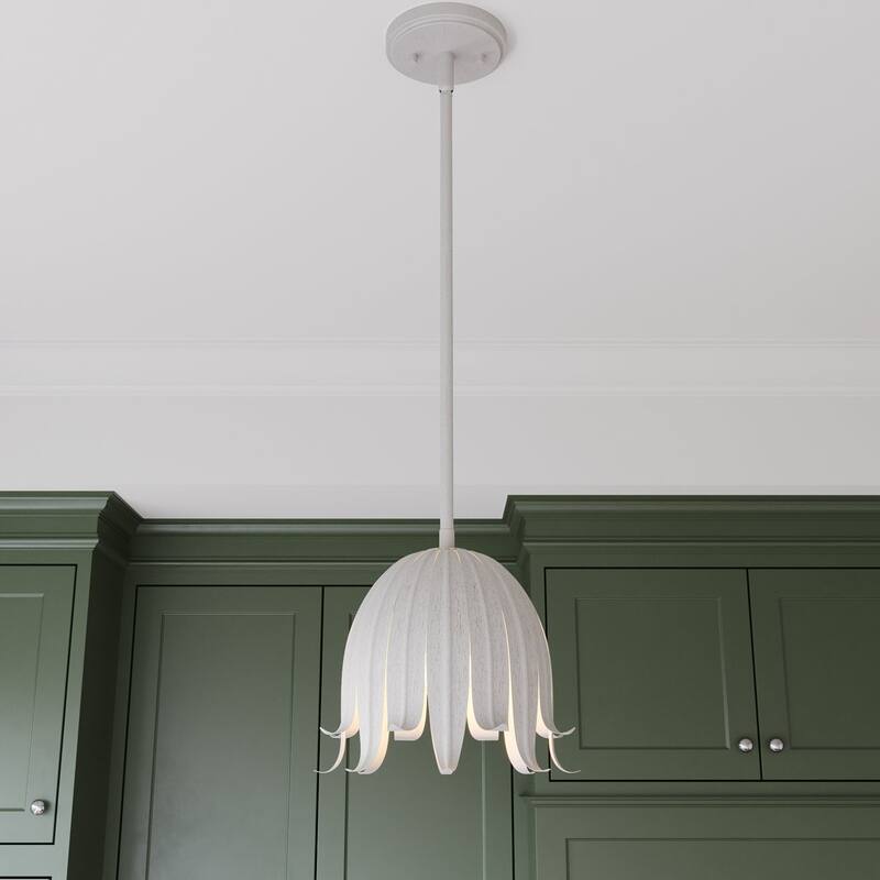 Acroma 1-Light Dome Dimmable Single Pendant - N/A - Natural