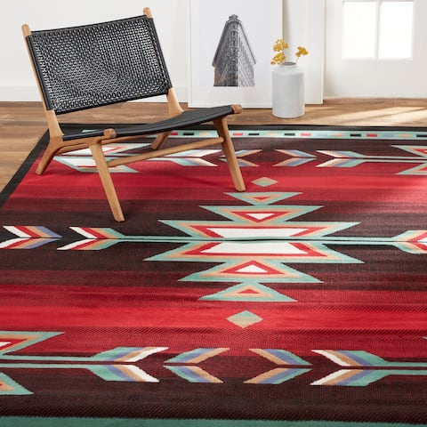 Home Dynamix Premium Sagrada Southwestern Geometric Area Rug