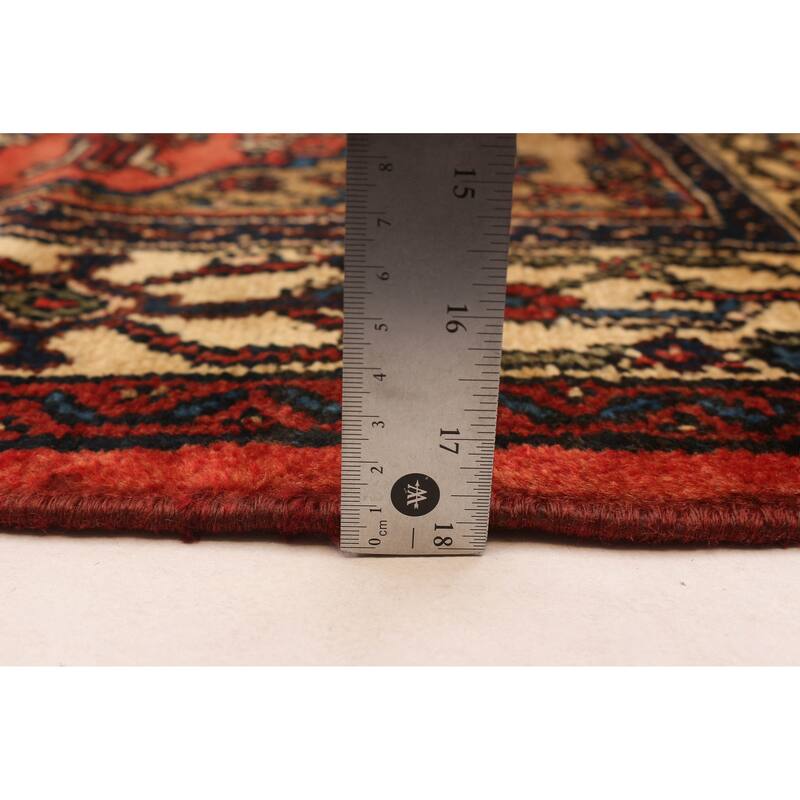 ECARPETGALLERY Hand-knotted Andelz Red Wool Rug - 4'2 x 6'7