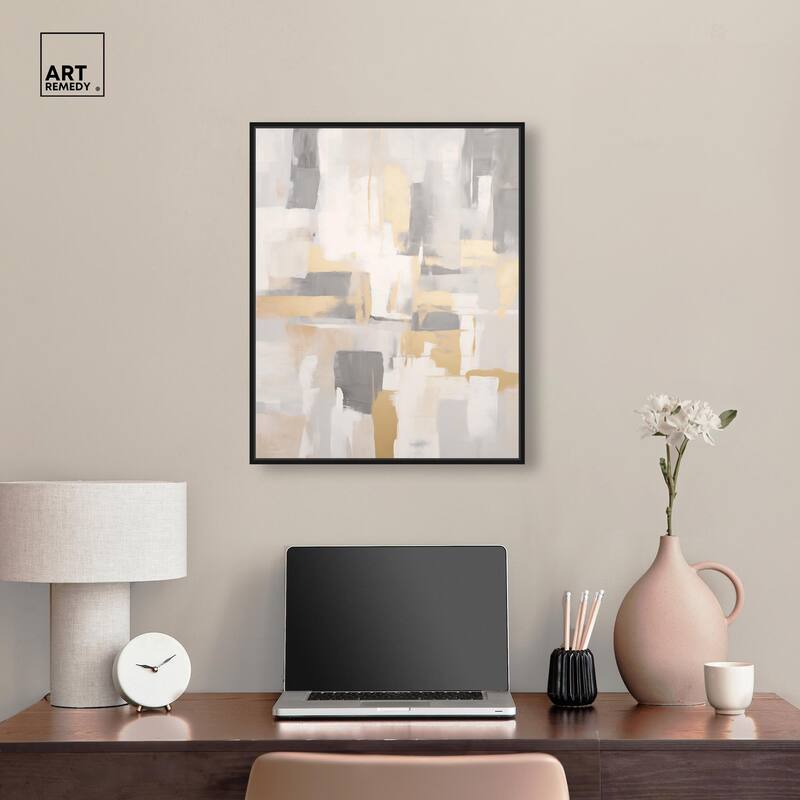 Soft Brilliance I Canvas by Art Remedy