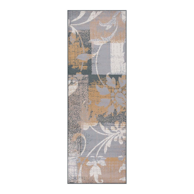 Superior Pastiche Contemporary Floral Patchwork Area Rug