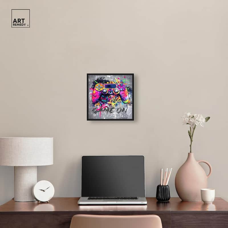 Game On Canvas by Art Remedy