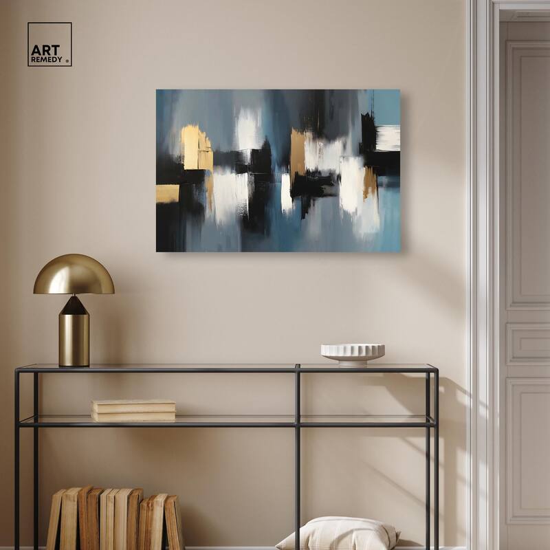 Within Blues Canvas by Art Remedy, Gallery Wrapped