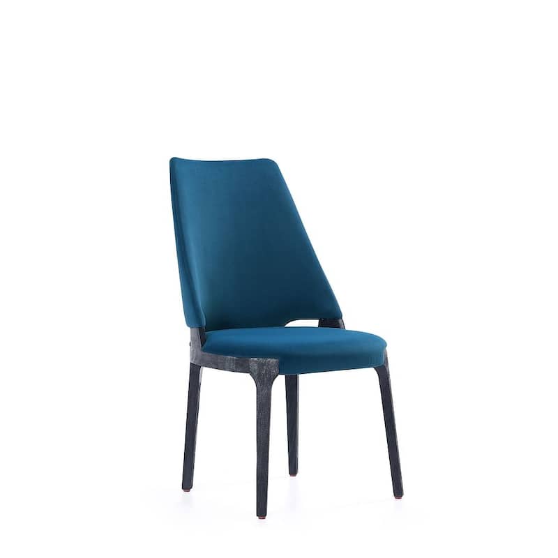 Manhattan Comfort Kara Modern Velvet Upholstered Dining Chair Set
