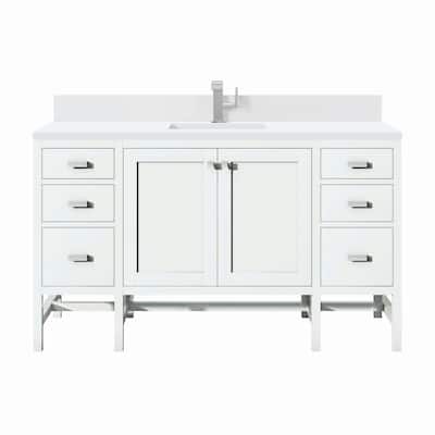 James Martin Vanities E444-V60S-1WZ Addison 60" Single Basin Wood