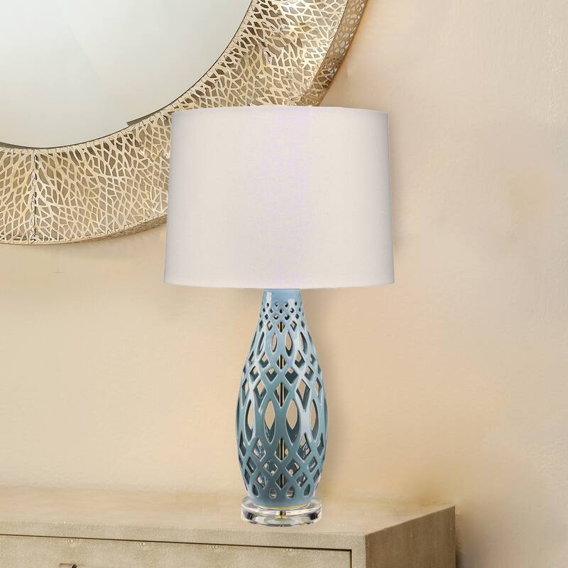 Alden Decor Kenne Ceramic Table Lamp