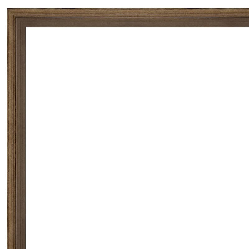 Beveled Wood Bathroom Wall Mirror - Lucie Frame
