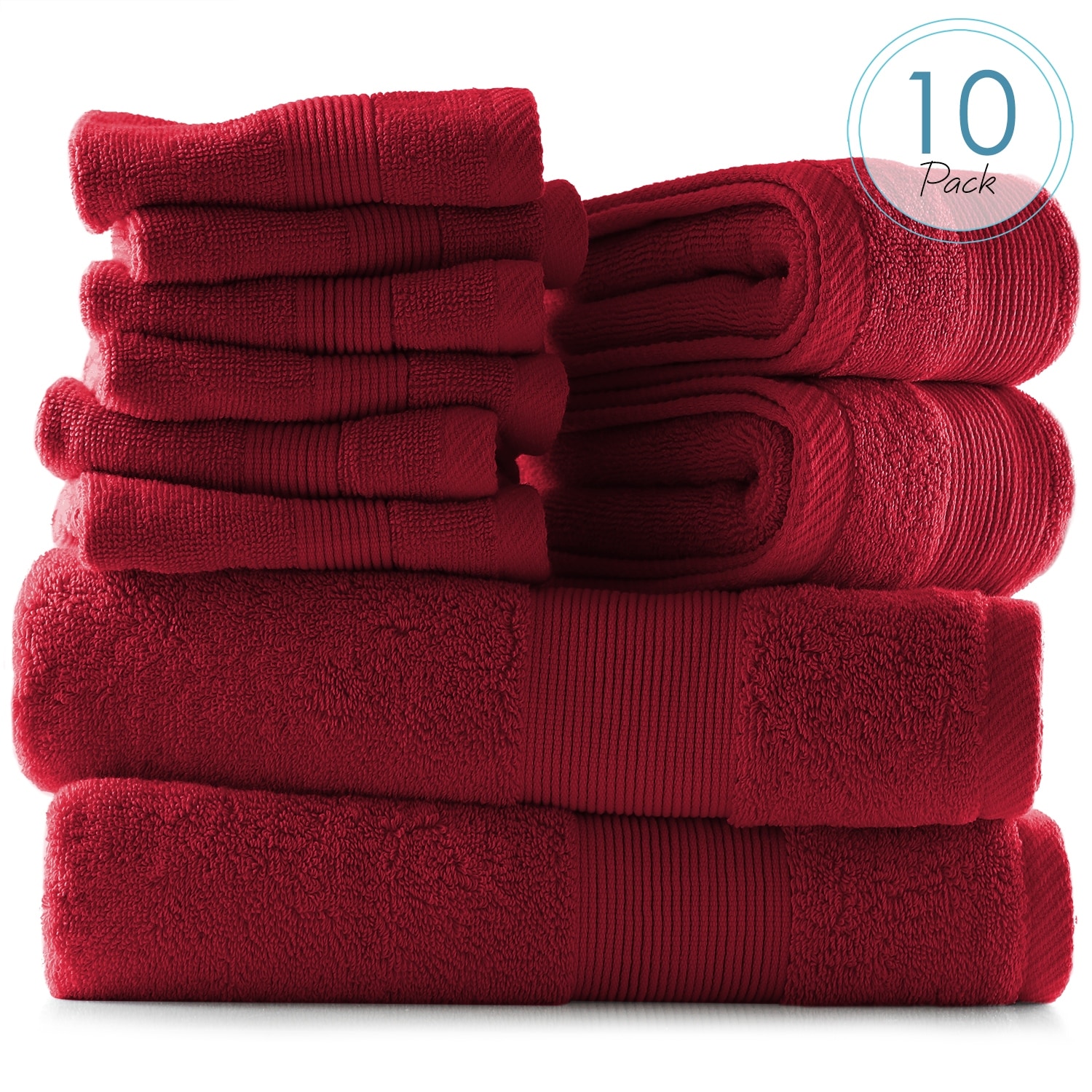 Hearth & Harbor 100% Cotton Ultra Soft Absorbent Towel-image
