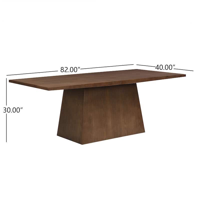 Christopher Knight Home - Lowell Modern Wooden Pedestal Dining Table