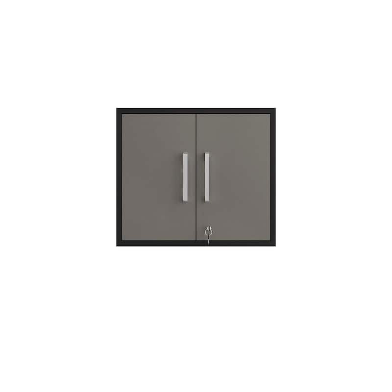 Manhattan Comfort Eiffel Floating Garage Cabinet (Set of 2)