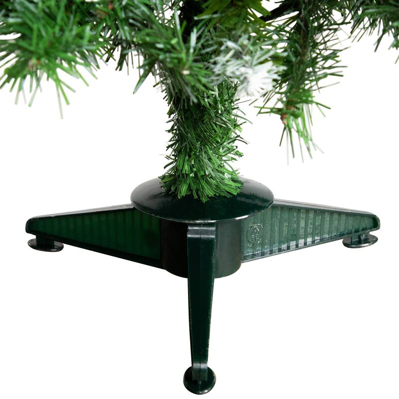 Two Tone Buckeye Glitter Pine Full Artificial Christmas Tree - 3' - Unlit - 3 Foot