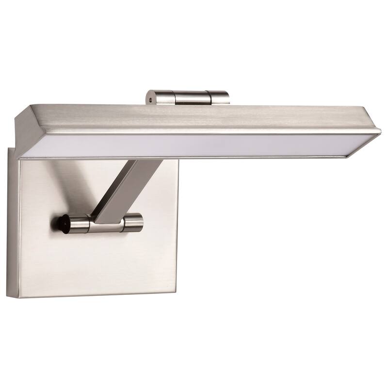 Hazel 1 Foot LED Picture Light 3 CCT Selectable Brushed Nickel Finish Acrylic Lens - Brushed Nickel