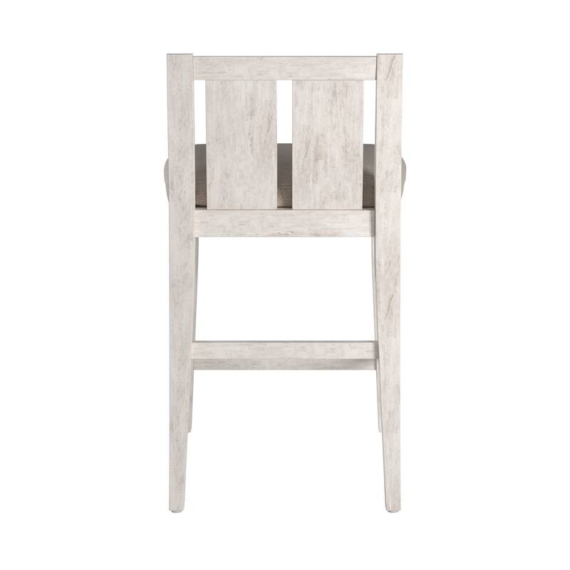 Beck Two-Tone Fabric Counter Height Chair (Set of 2) by iNSPIRE Q Classic