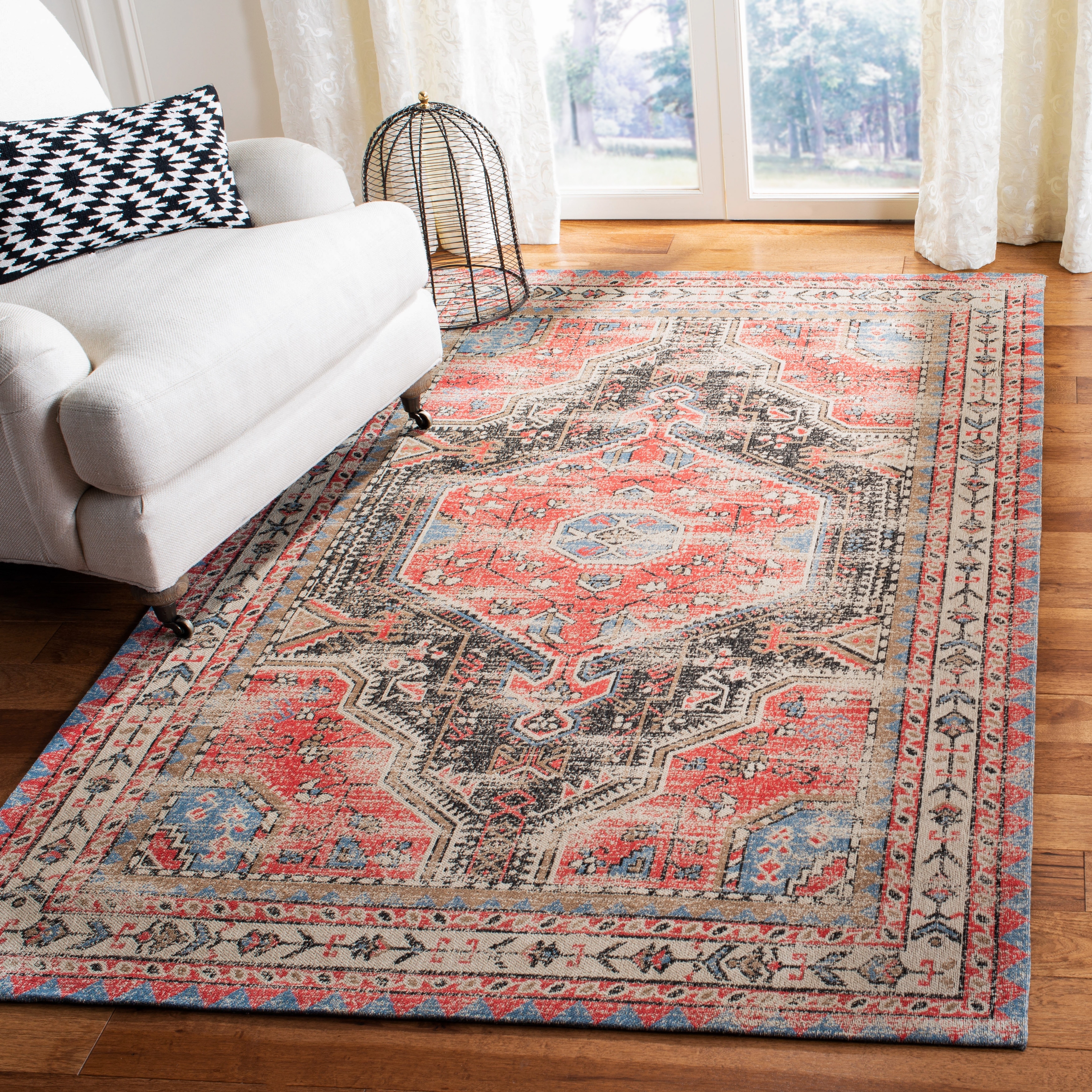SAFAVIEH Classic Vintage Boho Malva Oriental Cotton Rug