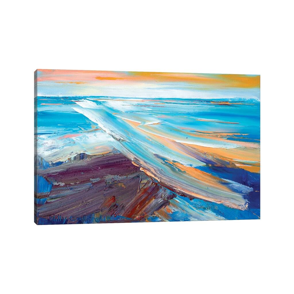 iCanvas "Summer On The Beach IV" by Hilly Coufreur Canvas Print